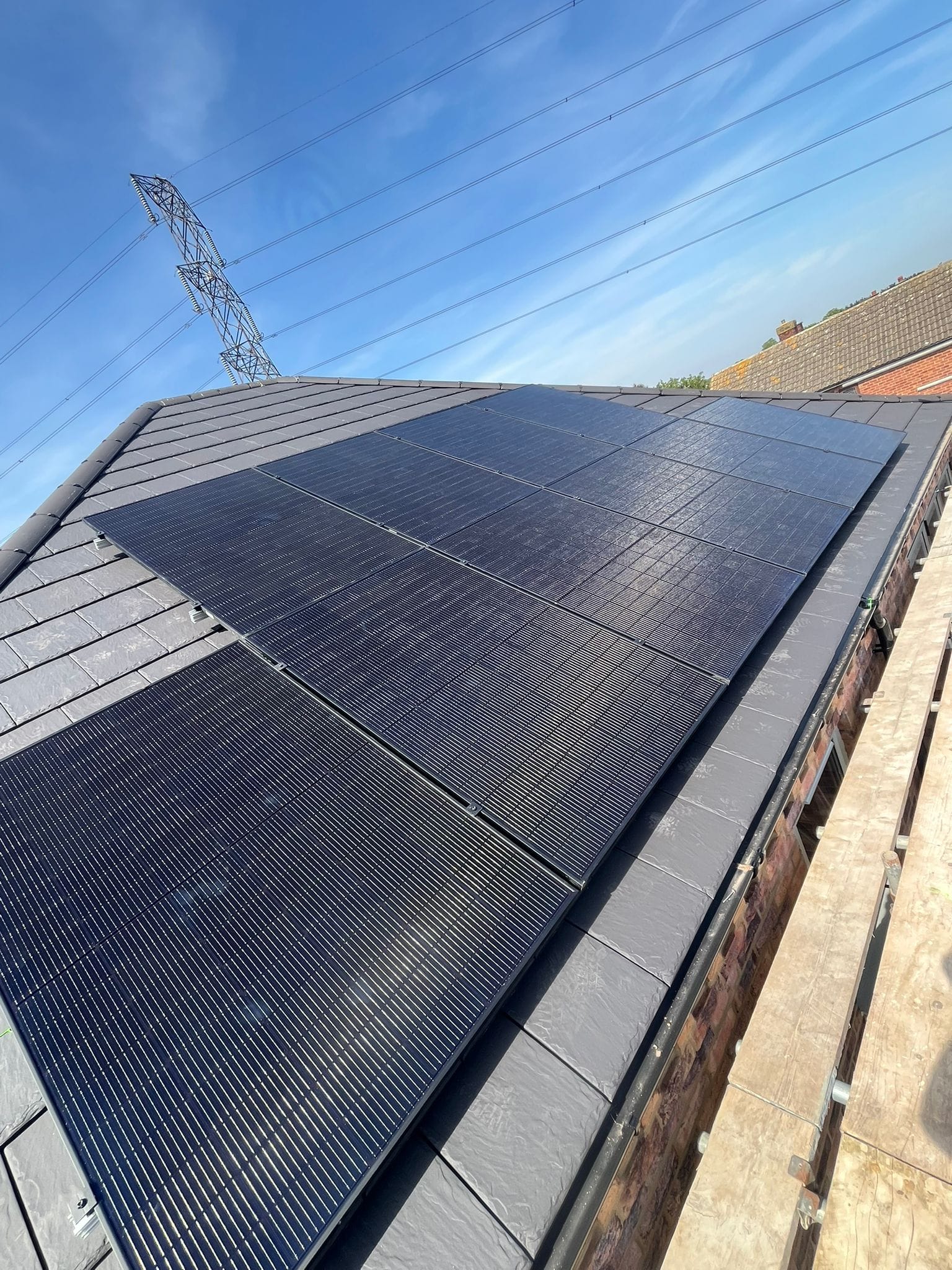 Solar panel installation in Gainsborough