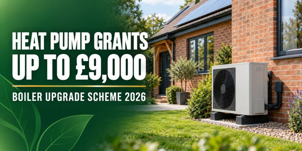 Boiler Upgrade Scheme Update: Heat Pump Grants of Up to £9,000