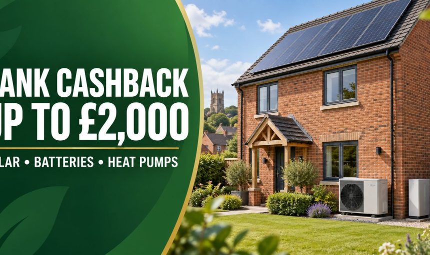 Renewables Bank Cash Back Offers